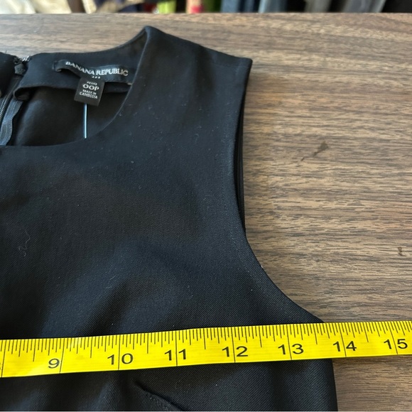 ❤️ Banana Republic Elegant Black Midi Dress 00 - Picture 7 of 10